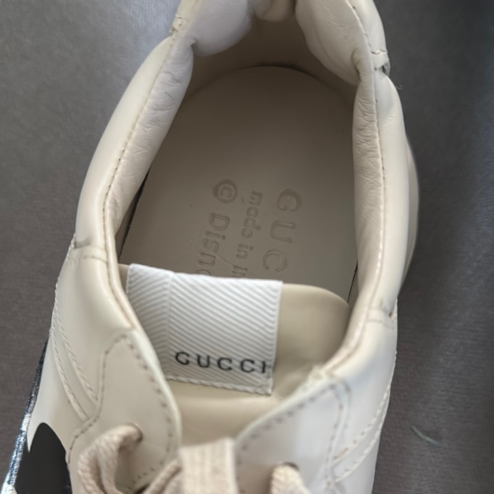 NWOB Gucci Cream Mickey Mouse Sneakers - Picture 10 of 17